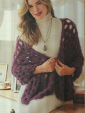 WARM-UP WRAP SHAWL WOMEN'S CROCHET PATTERN INSTRUCTIONS