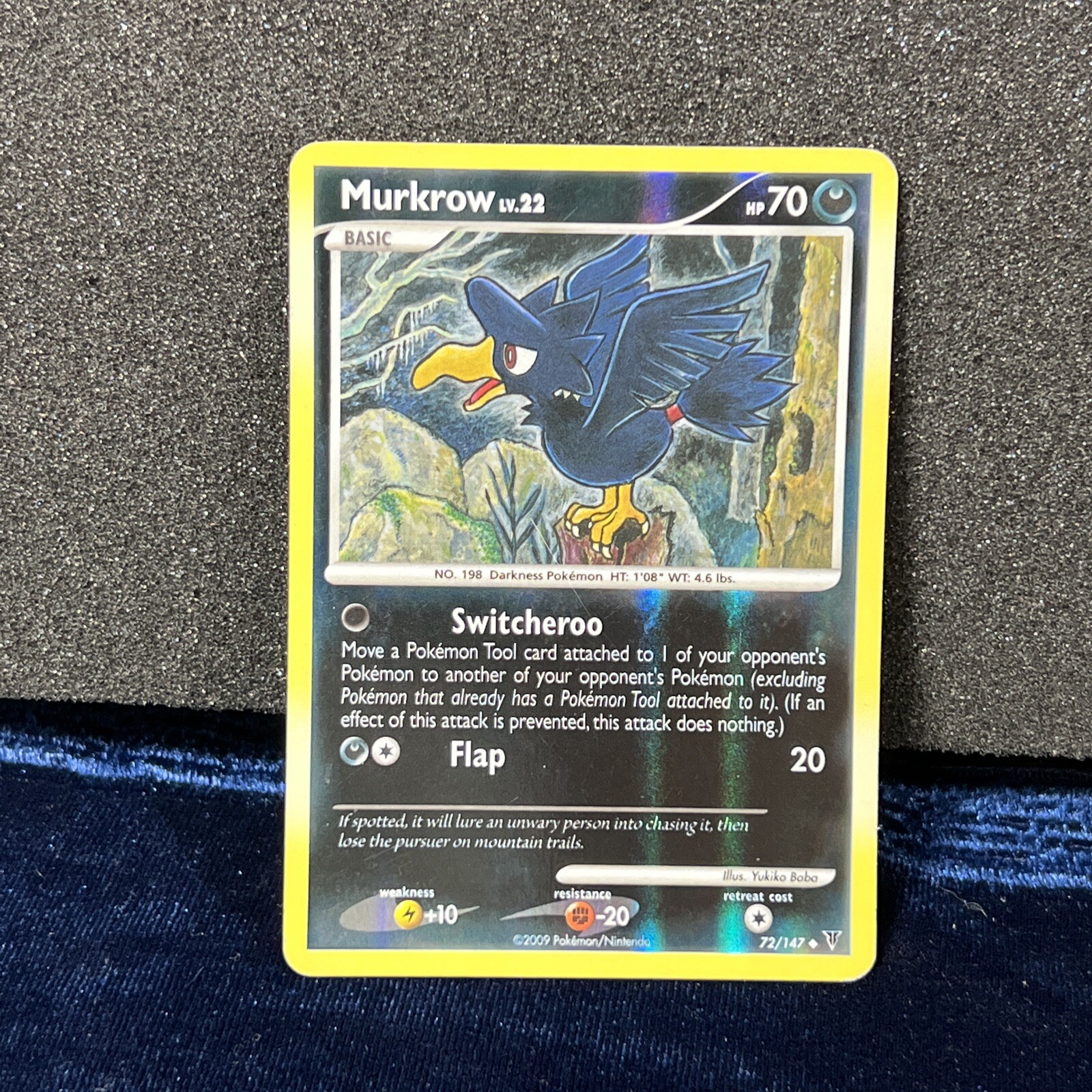 Murkrow 72/147 Reverse Holo Supreme Victors Pokemon card