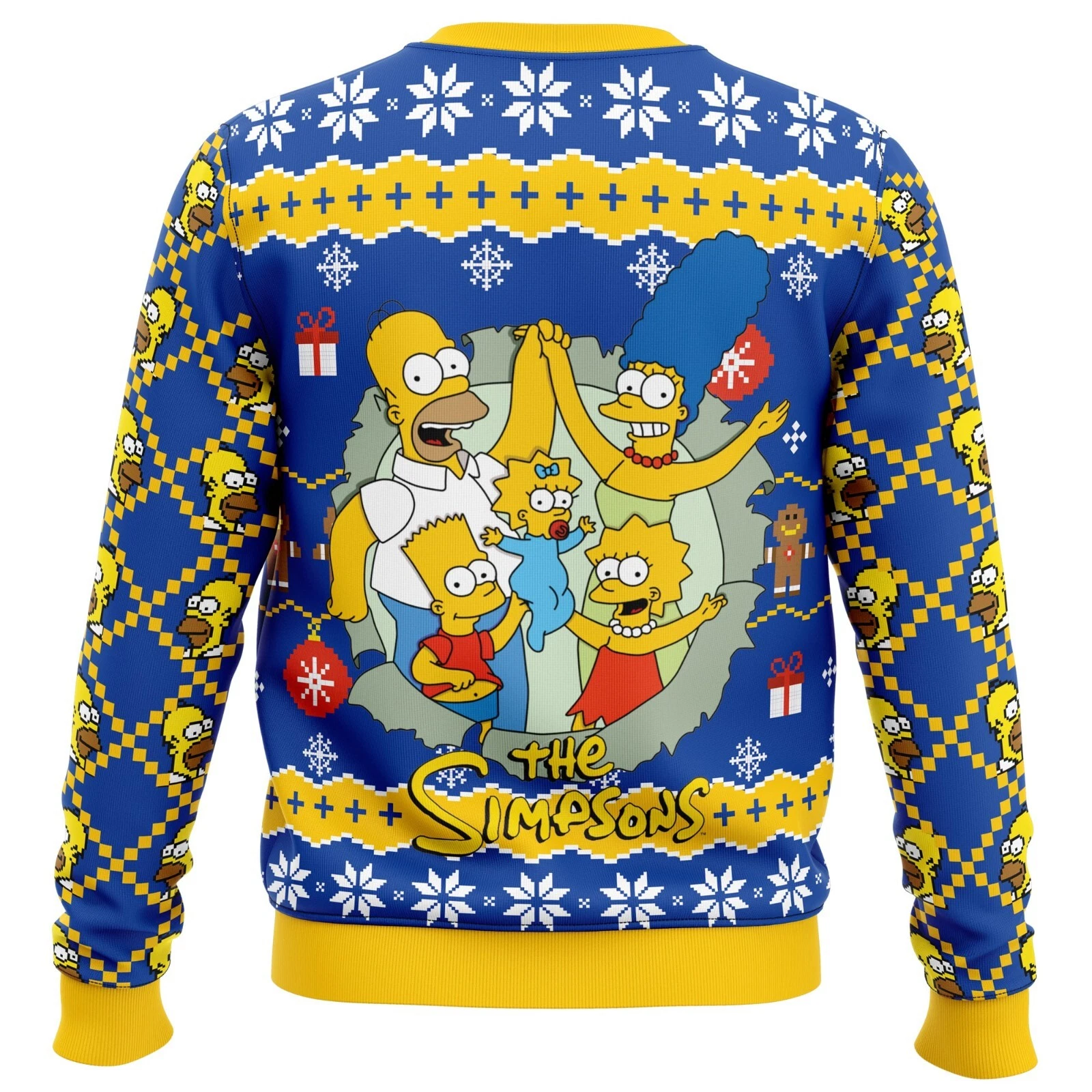 The Simpsons Homer Santa Ugly Christmas Sweater for TV Show Fans