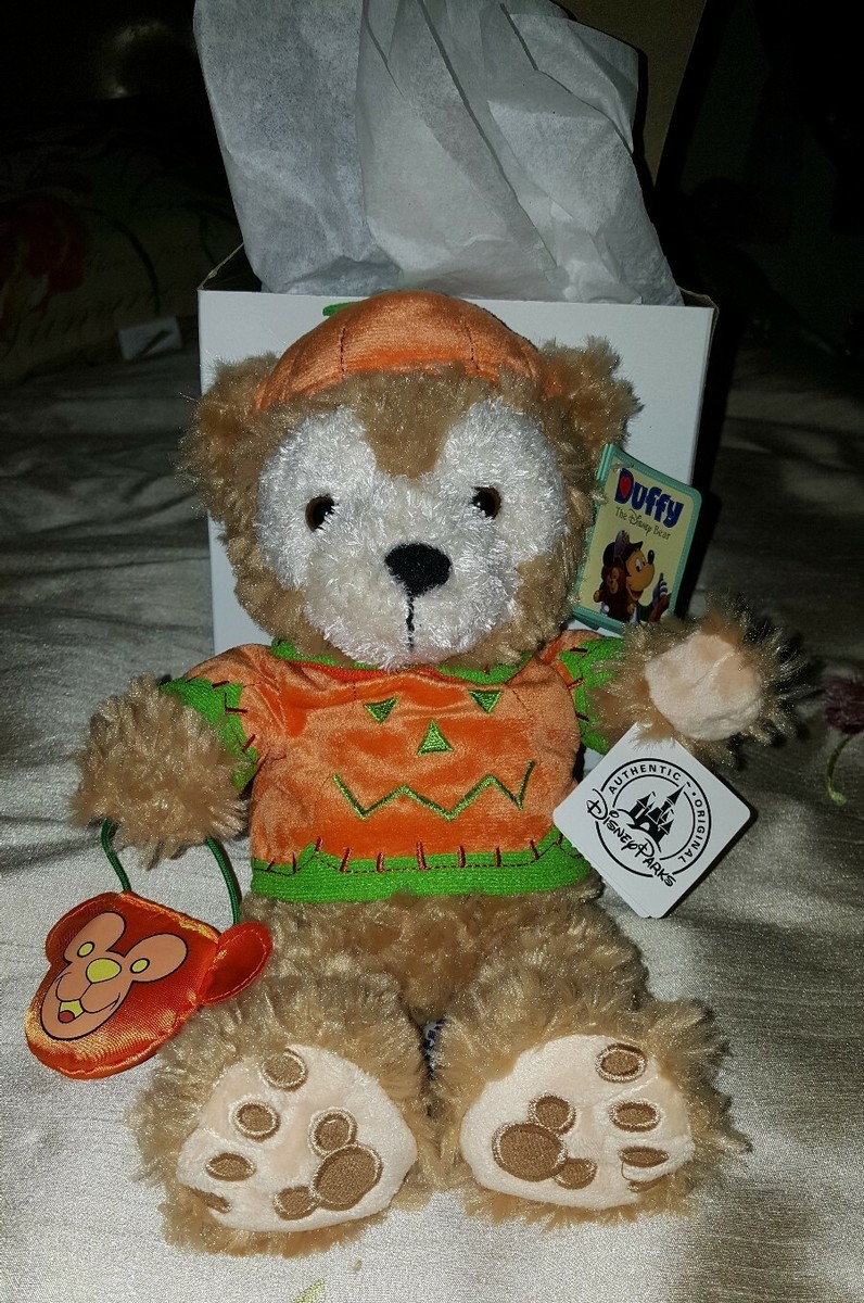 RARE Disney Parks DUFFY THE DISNEY BEAR Halloween Pumpkin Costume
