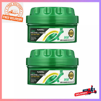 2 Pack Turtle Wax 50810 Super Hard Shell Paste Wax Make Our Vehicle Gleam, 14 Oz