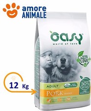 Oasy Dry Dog One Adult All Breed Maiale 12 Kg - Crocchette per cane cani adulti