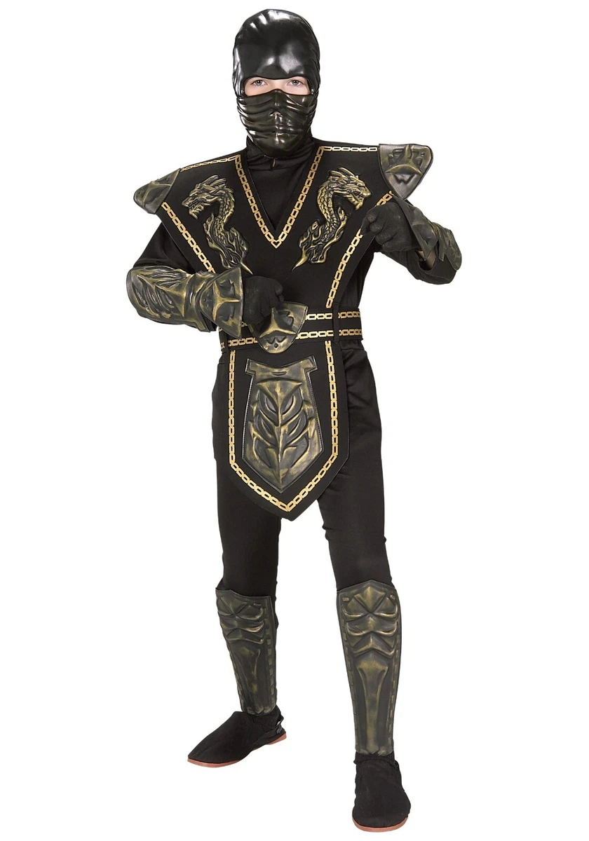 Rubies Ninja Light Warrior Glow In The Dark Costume Jumpsuit and