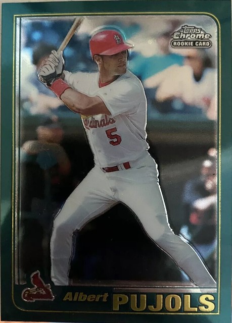 2001 Topps Chrome Traded Albert Pujols St Louis Cardinals ...