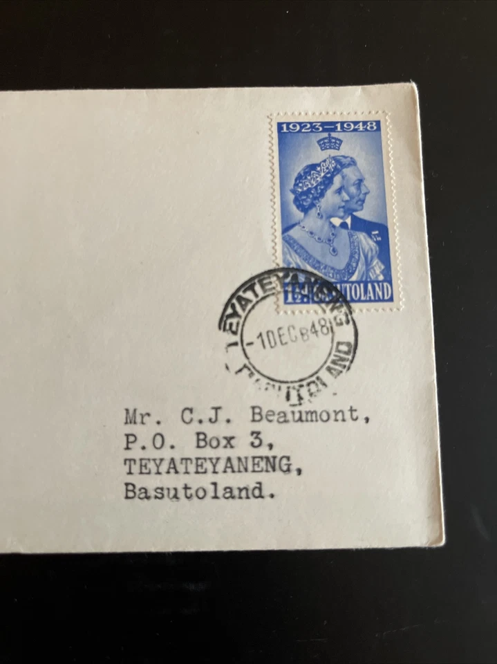 Silver Wedding 1948 Basutoland First Day Issue Cover,preowned - Image 3 of 4