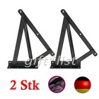 1 Paar Springaufbeschlag mit Zugfeder Bett-Klappbeschlag Bettkasten klappbar L+R