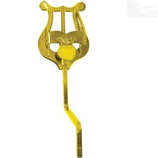 Gold Finish Saxophone Marching Lyre with Flip Folder   Perfect for Performances