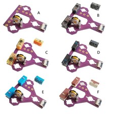 Hot Swappable Mouse Plate Easy to Install for Xtrfy M8W Game Mouse PCB Board