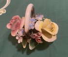 Vintage capodimonte flower basket — photo 6