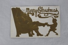 Vintage 1910 Postcard Santa Claus Elf Merry C...