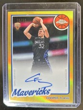 2025-26 Topps Chrome Update Cooper Flagg 1980-81 Auto Gold Refractor RC SSP #/50