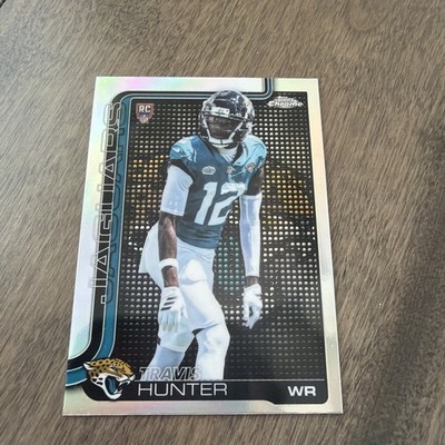 2025 Topps Chrome - Travis Hunter #332 Rookie RC Lightboard Logo Refractor SSP