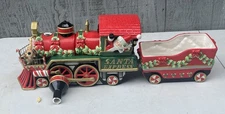 Fritz & Floyd Santa Express Train Cookie Jar - Damage - Read