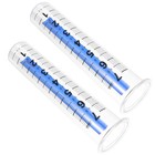  2-teiliges Garten-Regenmessrohr, klares Regenmessrohr, wiederverwendbares