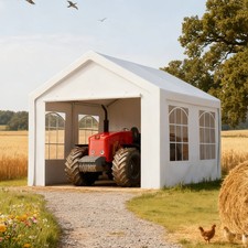 3x3m Zeltgarage Garagenzelt Carport Auto Garage Lagerzelt Party-Pavillon