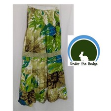 Speed Control Multicolor Smocked Strapless Crochet Tiered Dress Medium L1 Fairy