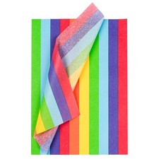 60 Sheets 14x20" Colorful Stripes Wrapping Tissue Paper Bulk for Gift Bags