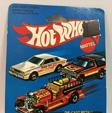 VINTAGE 1981 HOT WHEELS TOP ELIMINATOR RED CAR NO 7630 FACTORY SEALED NOS RARE - Image 2