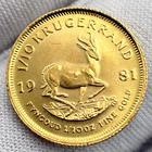 Photo of a 1981 Gold Krugerrand 1/10 oz from an eBay listing that sold on Jun 6, 2026