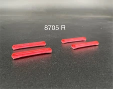 4 Pack 1/87 HO Scale Red Long Code 3 MX7000 Lightbar Police Fire Truck Ambulance