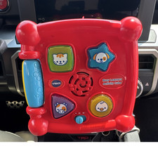 VTech Busy Learners Activity Cube Interactive Electronic Toy Red Blue Yellow