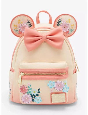 Loungefly Disney Minnie Mouse Floral Ears Mini Backpack - BoxLunch Exclusive