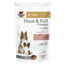 Doppelherz für Tiere Haut & Fell Compl.Chews für Hunde · 60 St · PZN 17305666