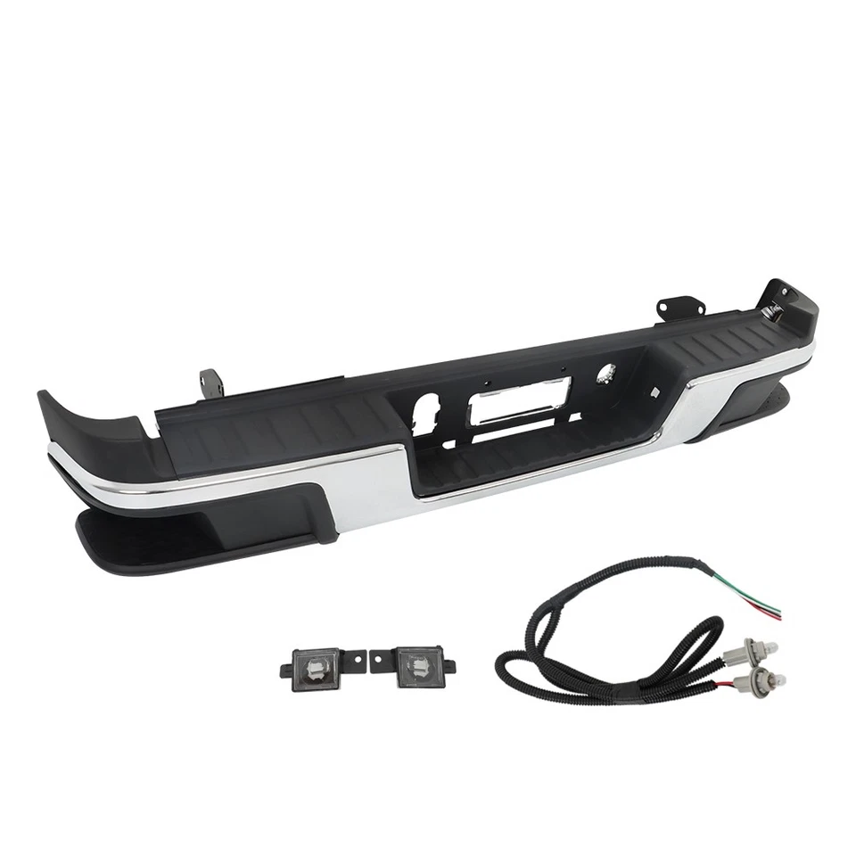 Conjunto de parachoques trasero para Chevy Colorado GMC Canyon 2015-2022 2016 sin estacionamiento Foto 4 de 4