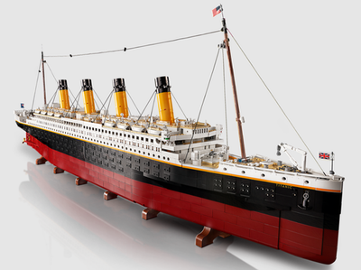 #ad #ad NEW Titanic 10294 PCS 9090 Creator Expert Ship Model Building Bricks Set Gift $297.97