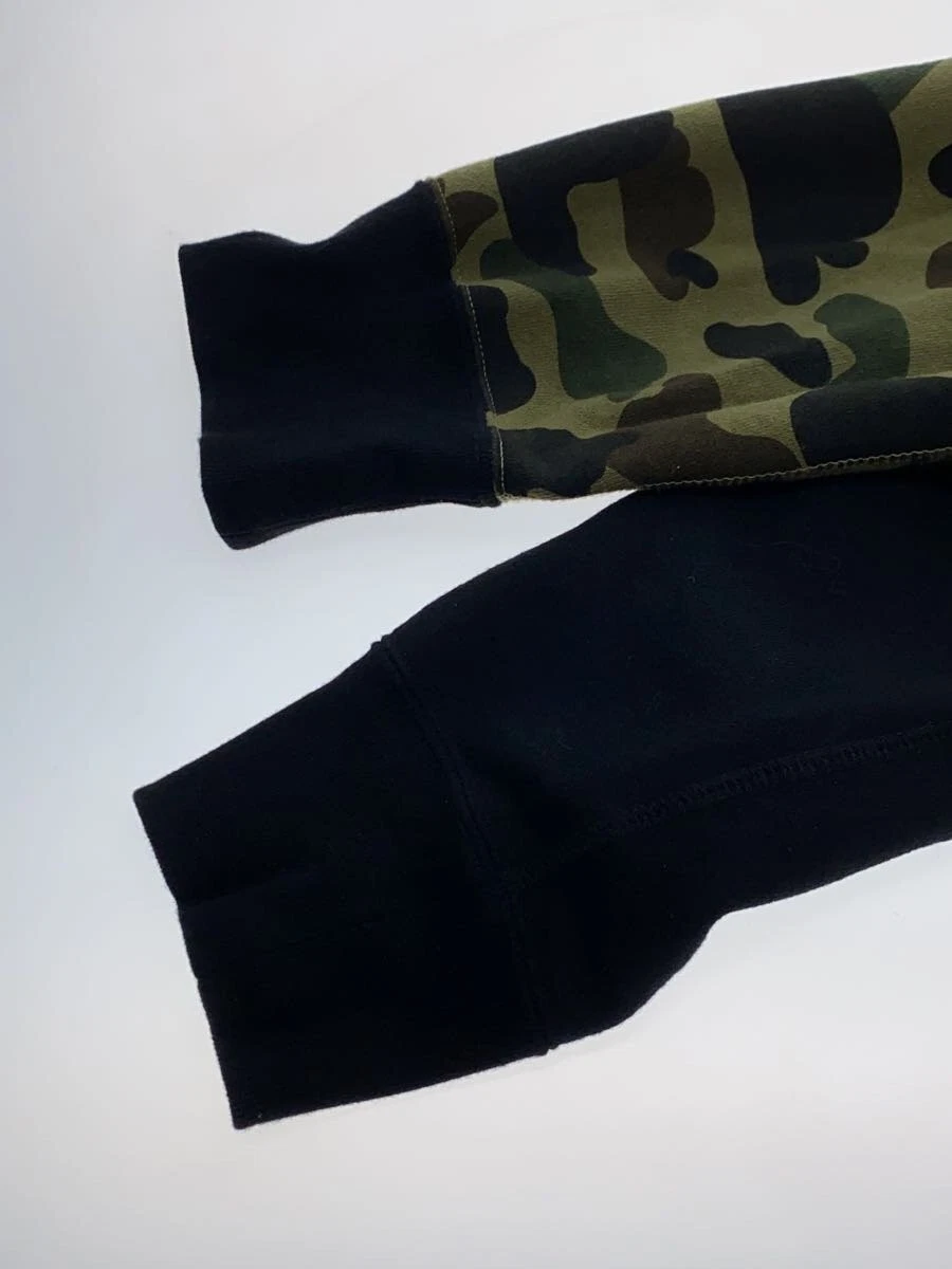 A BATHING APE (BAPE) Felpa con cappuccio zip A BATHING APE nera XL usata