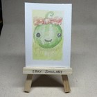 ACEO Original Little Melonie - Fruit Watercolor Trading Card - by Smolart — photo 1