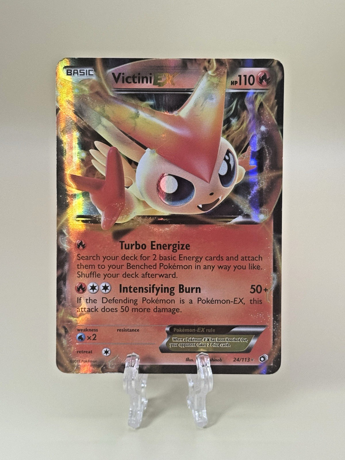 Victini EX 24/113 Ultra Rare - 2013 Pokemon Legendary Treasures
