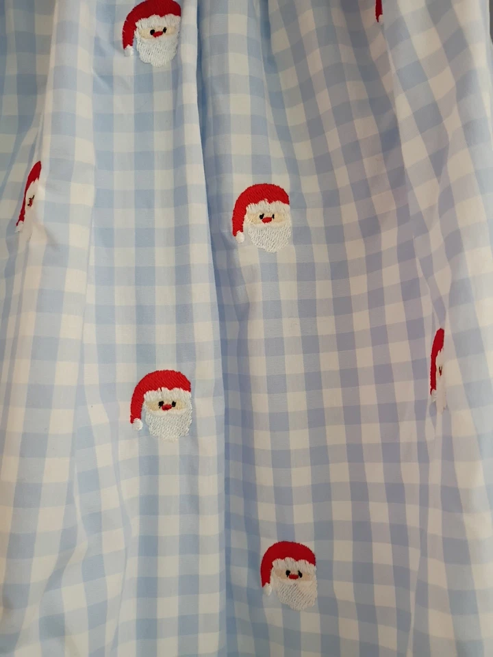 Vestido Boutique Santa Navidad Vacaciones Bordado Calado Talla 4T PENÉLOPE NUEVO CON ETIQUETAS Foto 4 de 4