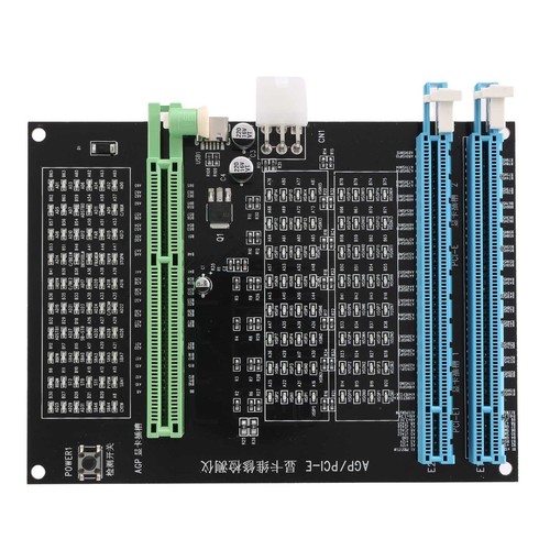 Agp Pci-E X16 Dual-Purpose Socket Testeur Affichage Image Video Card Checker T5371 - Photo 4/9