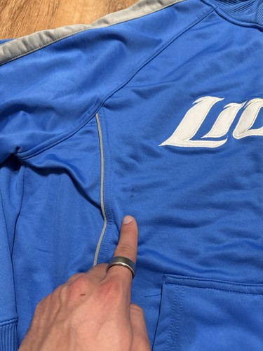 Detroit Lions NFL Full Zip Jacke Herren XL blau *leichte Flecken* - Bild 7 von 10