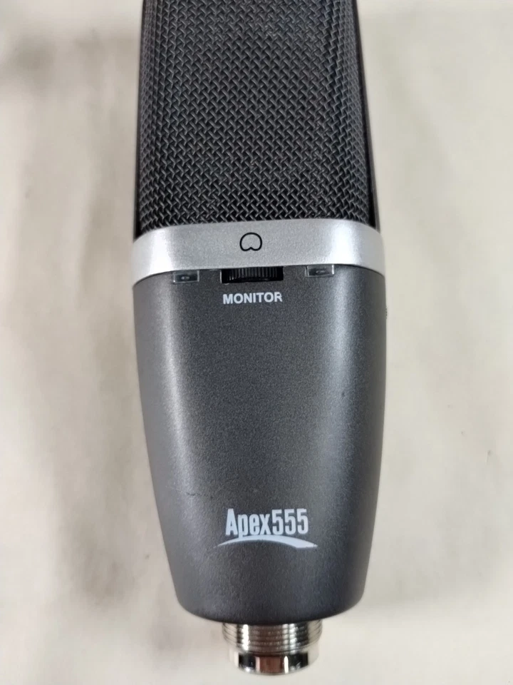 Apex 555 USB FET Side Address Microphone with Stand Mount Works Great - Image 2 of 4