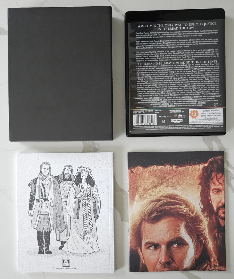 Robin Hood Prince Of Thieves 1991 4K UHD Ultra HD Arrow Video Limited Edition - Image 2 of 4