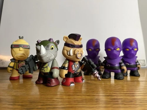 Kidrobot TMNT Teenage Mutant Ninja Turtles Bebop Rocksteady Krang Foot Soldiers