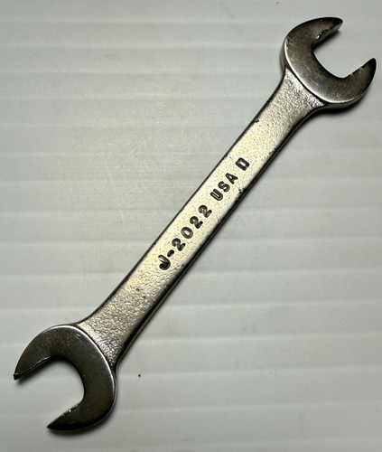 Vintage 1960 Blue Point Tools J-2022 - 5/16" x 11/32" Open End Wrench USA Tool - Picture 13 of 13