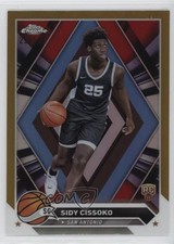 2023-24 Topps Chrome Gold Refractor 22/50 Sidy Cissoko #57 dq2