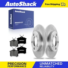 Rear Brake Rotors Premium Ceramic Pads for VW Beetle Golf Jetta Audi TT V6
