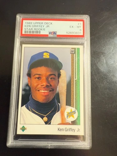 1989 Upper Deck - #1 Ken Griffey Jr (RC) PSA 6