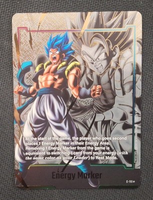 Dragon Ball Super - Energy Marker ''Gogeta SSB'' E-111 Gold - ENG