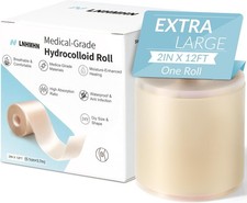 Hydrocolloid Roll Bandages, Extra Long Cut-to-Size Pimple Patch Tape for Face