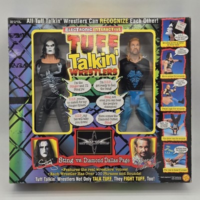 Sting vs Diamond Dallas Page Tuff Talkin Wrestlers Toy Biz WCW 1999