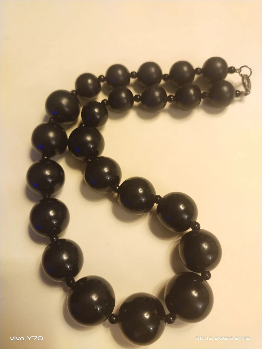 Long collier original en bakélite - Le Grenier de Lisette
