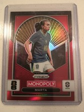 2026 Panini Prizm Monopoly FIFA World Cup - Marta - Red Prizm #96 Brazil SP