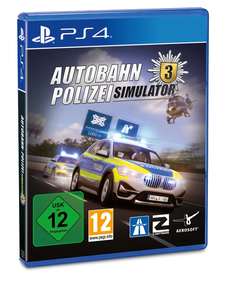 Autobahn-Polizei Simulator 3 - Simulationsspiel PS4 (Sony PlayStation 4) Neu OVP - Bild 2 von 4