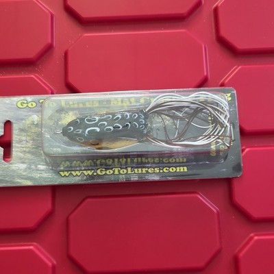 Go To Lures Mat Crasher Frog 60mm Brown White Topwater Recessed Hook