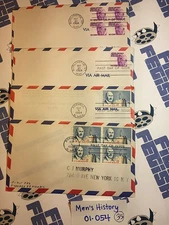 Mixed Lot Stamp 35 Envelope First Day of Issue Cover 1947 1967 Gallatin 01-054